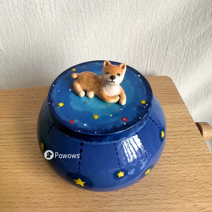Custom Pet's Figure Ceramic Urn-Aesthetic